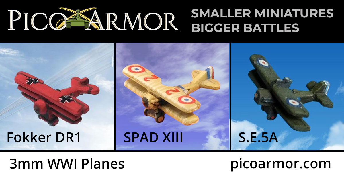 Pico Armor WWI 3mm planes