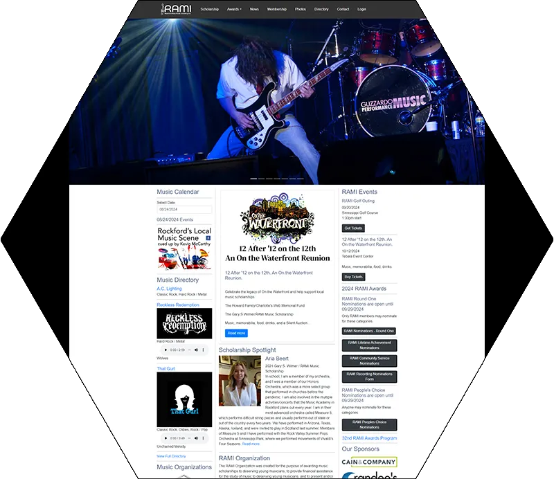 HomeHex04 RAMI Awards website